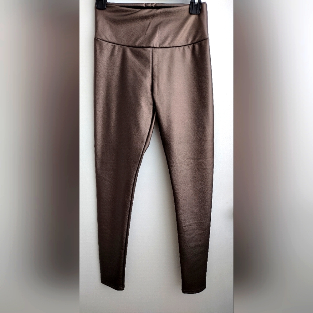 Taupe Shimmer Leggings